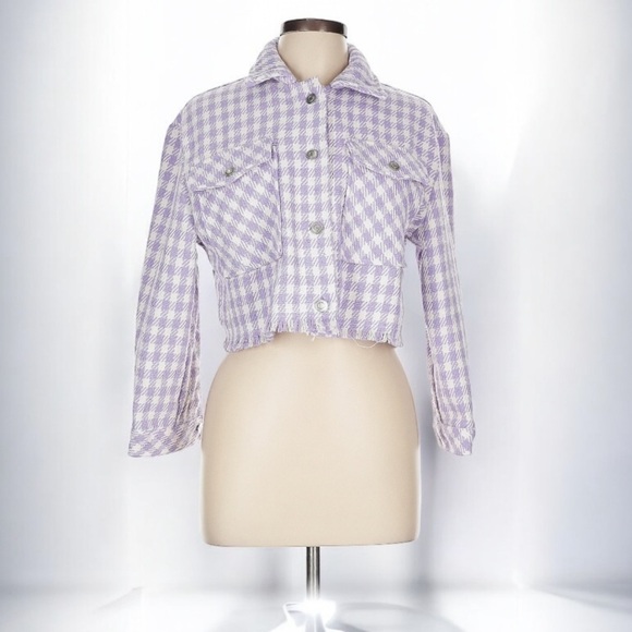 Goodnight Macaroon Purple & White Jacket - Picture 1 of 5